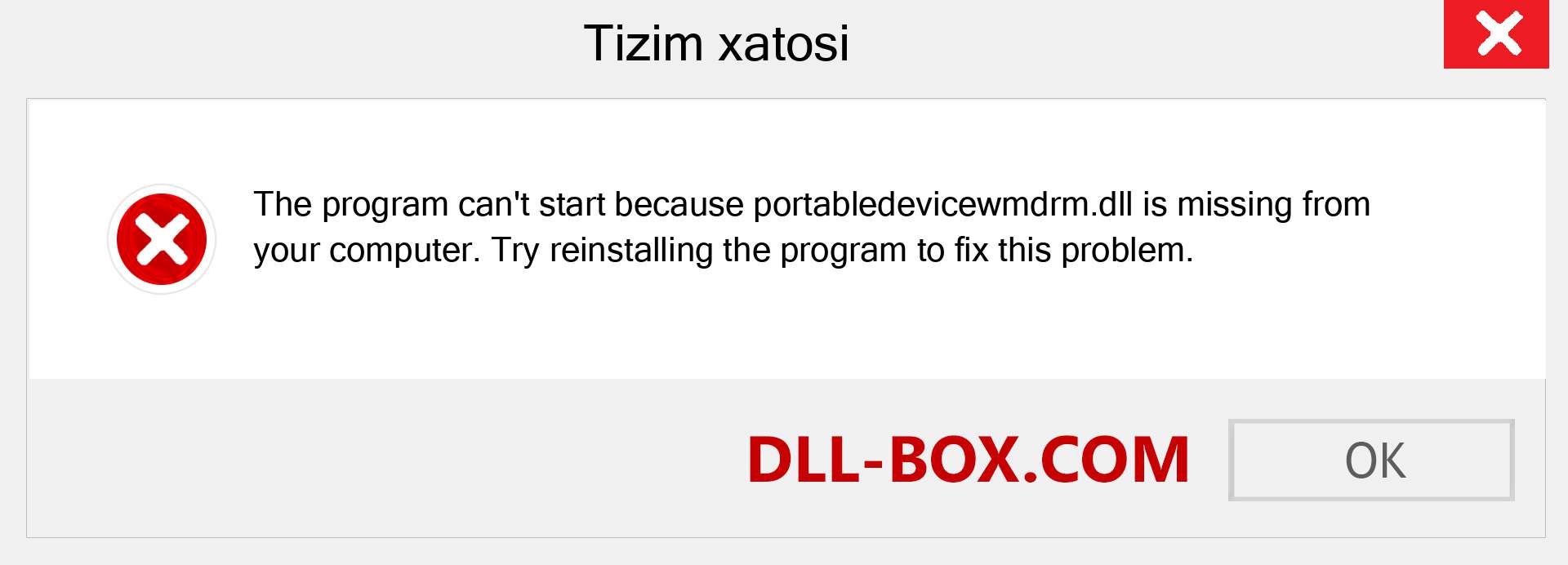 portabledevicewmdrm.dll fayli yo'qolganmi?. Windows 7, 8, 10 uchun yuklab olish - Windowsda portabledevicewmdrm dll etishmayotgan xatoni tuzating, rasmlar, rasmlar